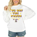 ゲームデイ レディース パーカー・スウェットシャツ アウター ECU Pirates Gameday Couture Women's PoweredBy Got the Power Premium Pullover Sweatshirt White