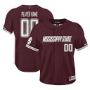 ゲームデイグレーツ メンズ ユニフォーム トップス Mississippi State Bulldogs GameDay Greats NIL PickAPlayer Lightweight Baseball Jersey Maroon