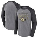 t@ieBNX Y TVc gbvX Vegas Golden Knights Fanatics Branded 2024 NHL Winter Classic Distressed TriBlend Long Sleeve TShirt Heather Gray