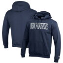 チャンピオン メンズ パーカー スウェットシャツ アウター New Hampshire Wildcats Champion Eco Powerblend Pullover Hoodie Navy