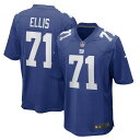 ナイキ メンズ ユニフォーム トップス Justin Ellis New York Giants Nike Game Player Jersey Royal