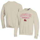 チャンピオン メンズ パーカー・スウェットシャツ アウター Jacksonville State Gamecocks Champion Eco Powerblend Crewneck Sweatshirt Heathered Oatmeal