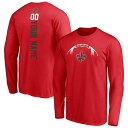 t@ieBNX Y TVc gbvX Louisiana Ragin' Cajuns Fanatics Branded Playmaker Personalized Football Long Sleeve TShirt Cardinal