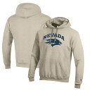 チャンピオン メンズ パーカー スウェットシャツ アウター Nevada Wolf Pack Champion Eco Powerblend Pullover Hoodie Oatmeal