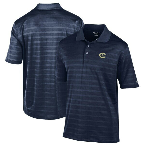 チャンピオン メンズ ポロシャツ トップス UC Davis Aggies Champion Textured Solid Polo Navy