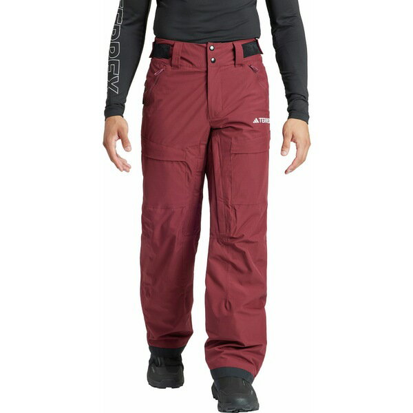 アディダス メンズ カジュアルパンツ ボトムス Adidas Men 039 s Terrex Xperior 2L Non-Insulated Tracksuit Pants Shadow Red