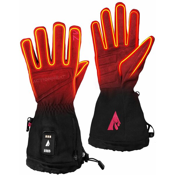 アグ オーストラリア　手袋（メンズ） アクションヒート レディース 手袋 アクセサリー ActionHeat Men's 7V Rugged Leather Heated Work Gloves Black