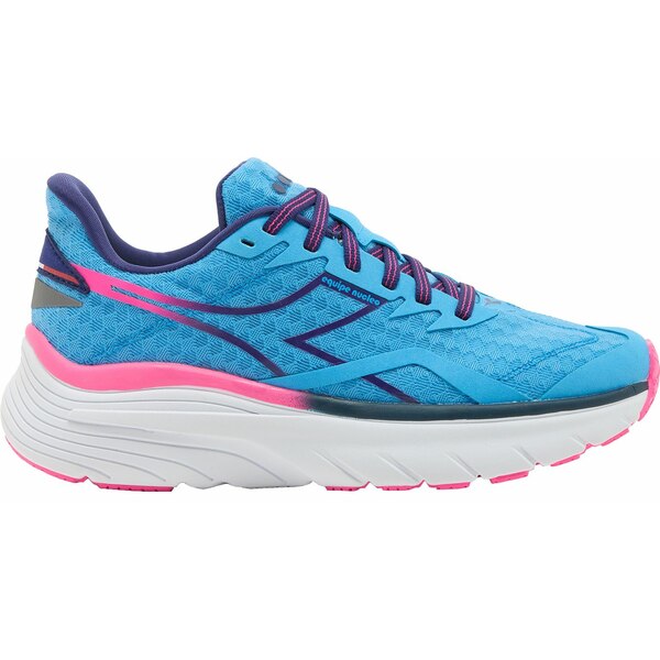 x レディース ランニング スポーツ Diadora Women's Equipe Nucleo Running Shoes Blue/Pink