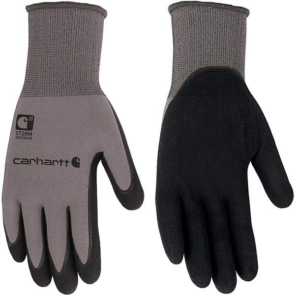 カーハート メンズ 手袋 アクセサリー Carhartt Thermal-Lined Nitrile Glove Grey