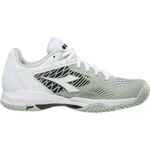 ǥɥ ǥ ˡ 塼 Diadora Women's Speed Competition 7+ Tennis Shoes White/Black/Silver