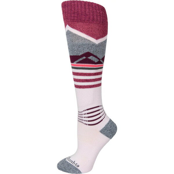 コロンビア 靴下 メンズ コロンビア メンズ 靴下 アンダーウェア Columbia Thermolite Mountain Ski Socks Pink