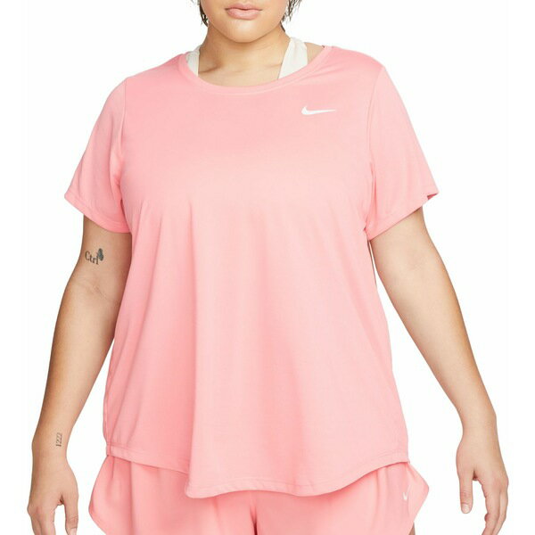 iCL fB[X Vc gbvX Nike Women's Plus Dri-FIT T-Shirt Coral Chalk