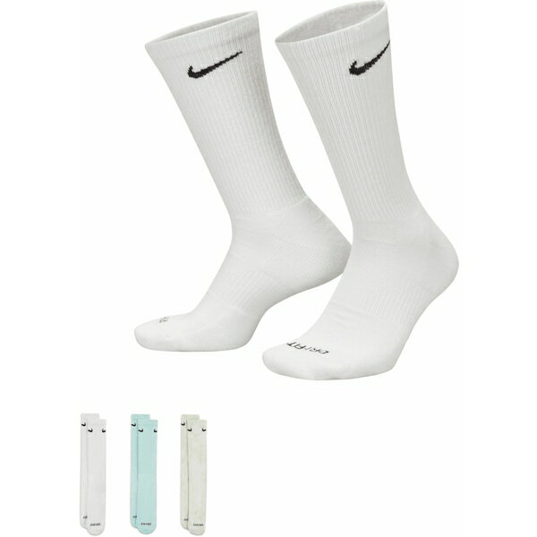 iCL Y C A_[EFA Nike Everyday Plus Dyed Cushioned Crew Socks - 3 Pack Summit White/Jade/Honey