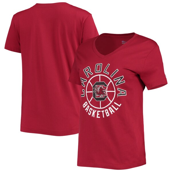 チャンピオン レディース Tシャツ トップス South Carolina Gamecocks Champion Women's Basketball VNeck TShirt Garnet