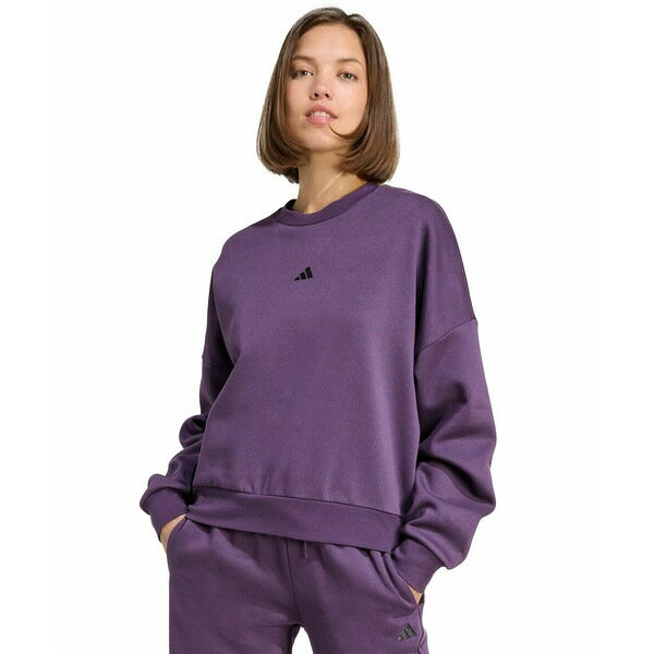 アディダス レディース パーカー・スウェットシャツ アウター Women's Essentials Crewneck Small-Logo..