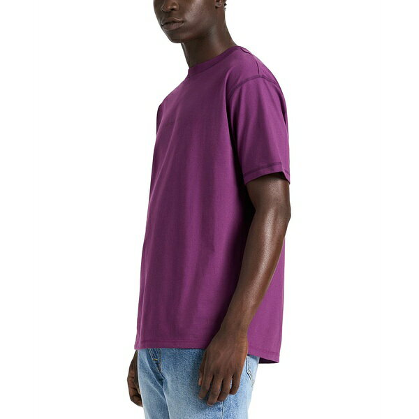 スコッチアンドソーダ メンズ Tシャツ トップス Men's Core Logo Front T-Shirt Gloxinia