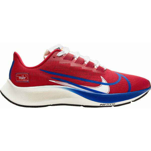 ナイキ メンズ ランニング スポーツ Nike Men's Air Zoom Pegasus 37 Premium Running Shoes Red/Royal