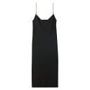 セントジョン レディース ワンピース トップス Linked-Seam & Crystal-Strap Midi-Dress black