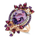 @ fB[X O ANZT[ Crazy Collection&reg; Multi-Stone Ring in 14k Strawberry Rose Gold (8 ct. t.w.) Multi