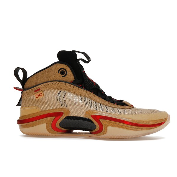 Jordan ジョーダン メンズ スニーカー 【Jordan 36 Rui Hachimura Black Samurai】 サイズ US_8.5(26.5cm) Twine/Gym Red-Black-Sesame