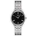 ティソット レディース 腕時計 アクセサリー Women's Swiss Tradition 5.5 Lady Stainless Steel Bracelet Watch 31mm Black