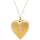 C^A S[h fB[X lbNXE`[J[Ey_ggbv ANZT[ Diamond Accent Heart Locket 18