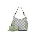 MKFRNV fB[X z ANZT[ Penelope Circular Print Women's Shoulder Bag with wallet by Mia K Mint