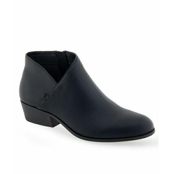 エアロソールズ レディース ブーツ シューズ Cayu Boot-Ankle Boot Black - Faux Leather