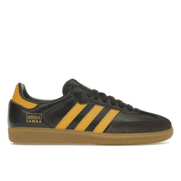 楽天astyadidas アディダス メンズ スニーカー 【adidas Samba OG】 サイズ US_12.5（30.5cm） Dark Brown Preloved Yellow