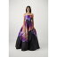 ޥ륱å ǥ ԡ ȥåץ STRAPLESS HAND DRAPED BALLGOWN WITH SLIT - Occasion wear - iris