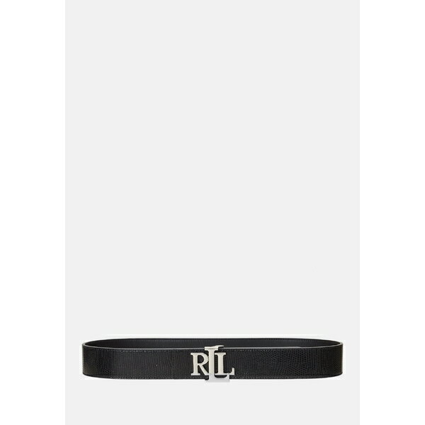 ラルフローレン ラルフローレン レディース ベルト アクセサリー BELT WIDE - Belt - black/black