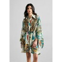 ロベルトカヴァリ レディース ワンピース トップス Shirt dress - multicolor