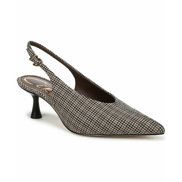 サーカス エヌワイ バイ サム・エデルマン レディース パンプス シューズ Women's Fawn High-Vamp Pointed Toe Pumps Black Multi Herringbone Houndstooth
