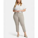 エヌワイディージェイ レディース デニムパンツ ボトムス Plus Size Marilyn Ankle Jeans Sandbar Stripe(4)