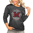 Q[fC fB[X TVc gbvX Miami University RedHawks Women's Call the Shots Oversized Long Sleeve TShirt Charcoal