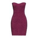 【送料無料】 ディースクエアード レディース ワンピース トップス Mini dresses Purple