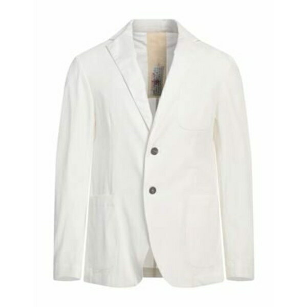 【送料無料】 メッサジェリエ メンズ ジャケット&ブルゾン アウター Blazers White