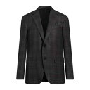【送料無料】 ゼニア メンズ ジャケット&ブルゾン アウター Blazers Brown