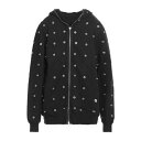 【送料無料】 リックオウエンス メンズ パーカー・スウェットシャツ アウター Sweatshirts Black