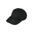 【送料無料】 モスキーノ メンズ 帽子 アクセサリー Hats Black