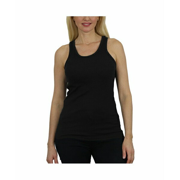 ギャラクシーバイハルビック レディース カットソー トップス Women's Loose Fit Ribbed Tank Top Navy