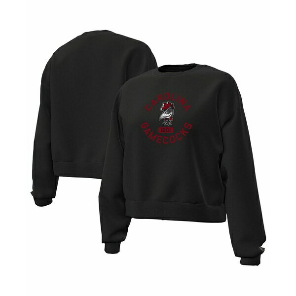 アンダーアーマー レディース パーカー・スウェットシャツ アウター Women's Black South Carolina Gamecocks Essentials Icon Fleece Tri-Blend Sweatshirt Black(4)