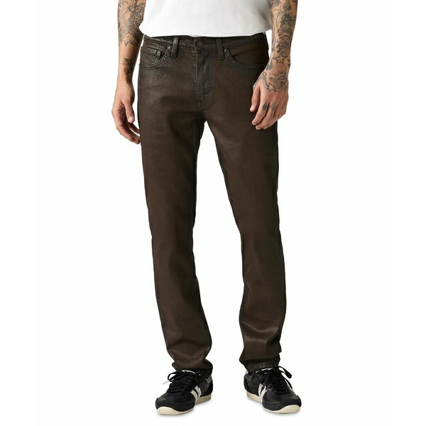 リーバイス メンズ カジュアルパンツ ボトムス Men's 511 Slim Fit Jeans Coffee Buzz Coated