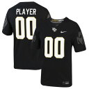 ナイキ メンズ ユニフォーム トップス UCF Knights Nike PickAPlayer NIL Replica Football Jersey Black