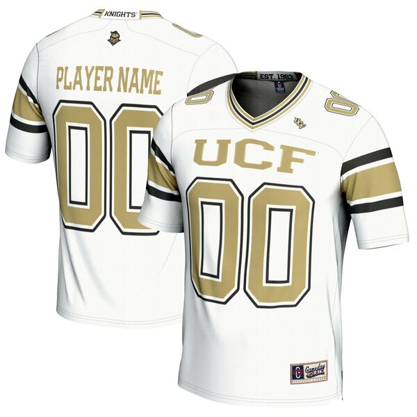 ゲームデイグレーツ メンズ ユニフォーム トップス UCF Knights GameDay Greats NIL PickAPlayer Football Jersey White 1