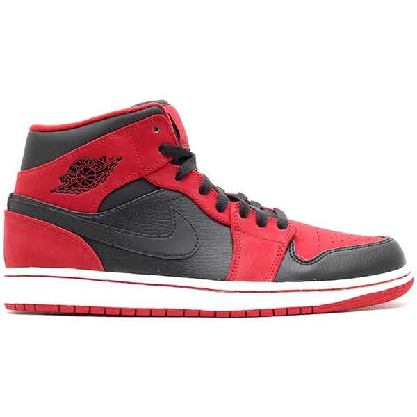Jordan ジョーダン メンズ スニーカー 【Jordan 1 Mid Bred (2013)】 サイズ US_7.5(25.5cm) Black/Black-Gym Red(4)