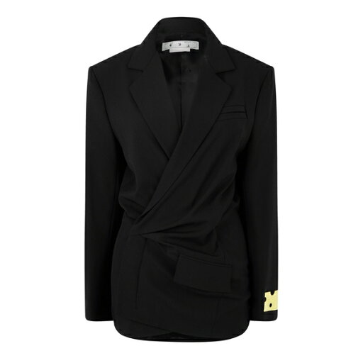 オフホワイト レディース ジャケット&ブルゾン アウター Short Blazer Dress オフホワイト レディース ジャケット&ブルゾン アウター Short Blazer Dress