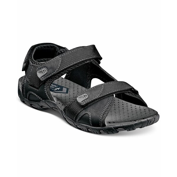 ノンブッシュ メンズ スニーカー シューズ Men's Rio Bravo Three-Strap River Sandals Black