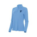 アンティグア レディース カットソー トップス Women's Powder Blue Villanova Wildcats Intent Quarter-Zi...
