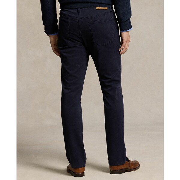ラルフローレン メンズ カジュアルパンツ ボトムス Men's Varick Slim Straight Stretch Sateen Pants Navy